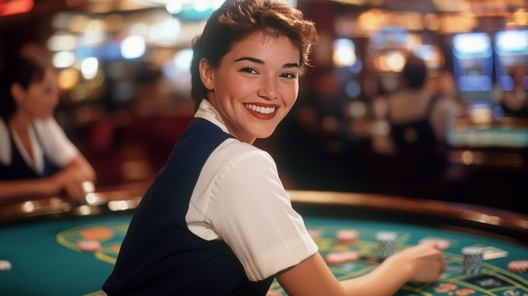 Ekor Number live draw interface showing number selection, betting board, and croupier Ekor Number live draw interface showing number selection, betting board, and croupier